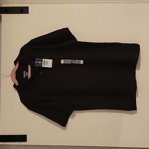 NWT Izod L boys 14/16 husky black polo